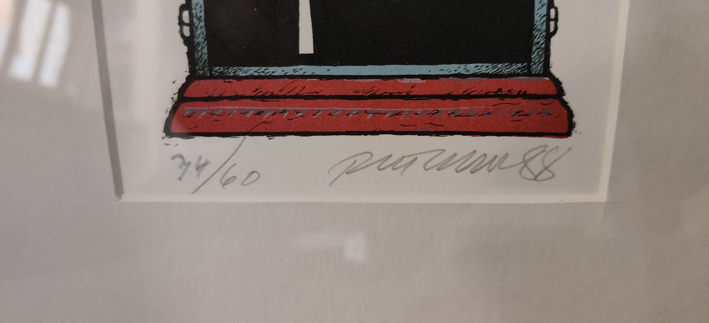 Raimo Kanerva - Signeerattu, Numeroitu (34/60) Grafiikka (1988)