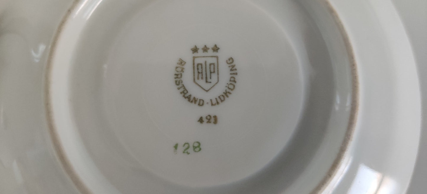 Rörstrand ALP Lidköping 8-osainen Kahviastiasto (1940-1943)