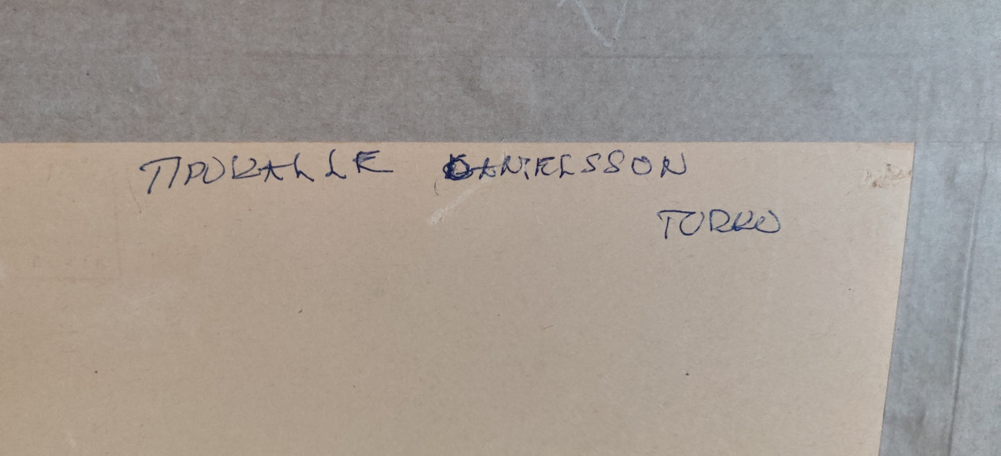 Carl Danielson - Signeerattu Öljyvärityö (1918)