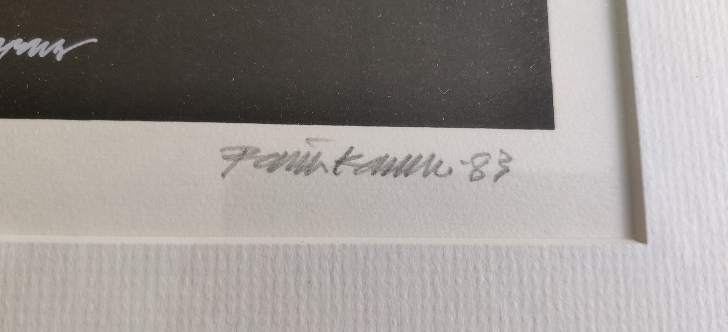 Raimo Kanerva - Millainen On Ruusu? (Signeerattu Serigrafia, 1983)