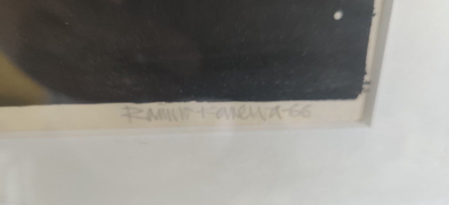 Raimo Kanerva - Sivullinen (Signeerattu Grafiikka 1/5, 1966)