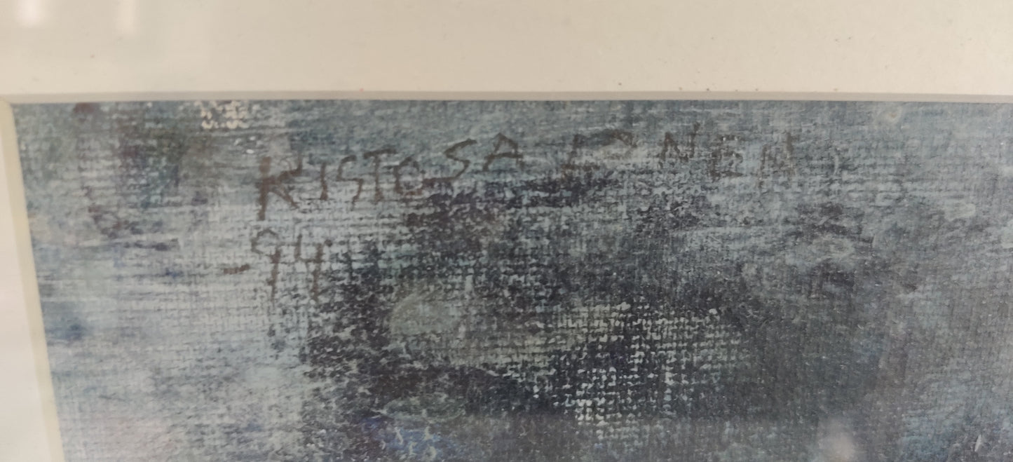 Risto Salonen - Signeerattu Sekatekniikkatyö (1994)