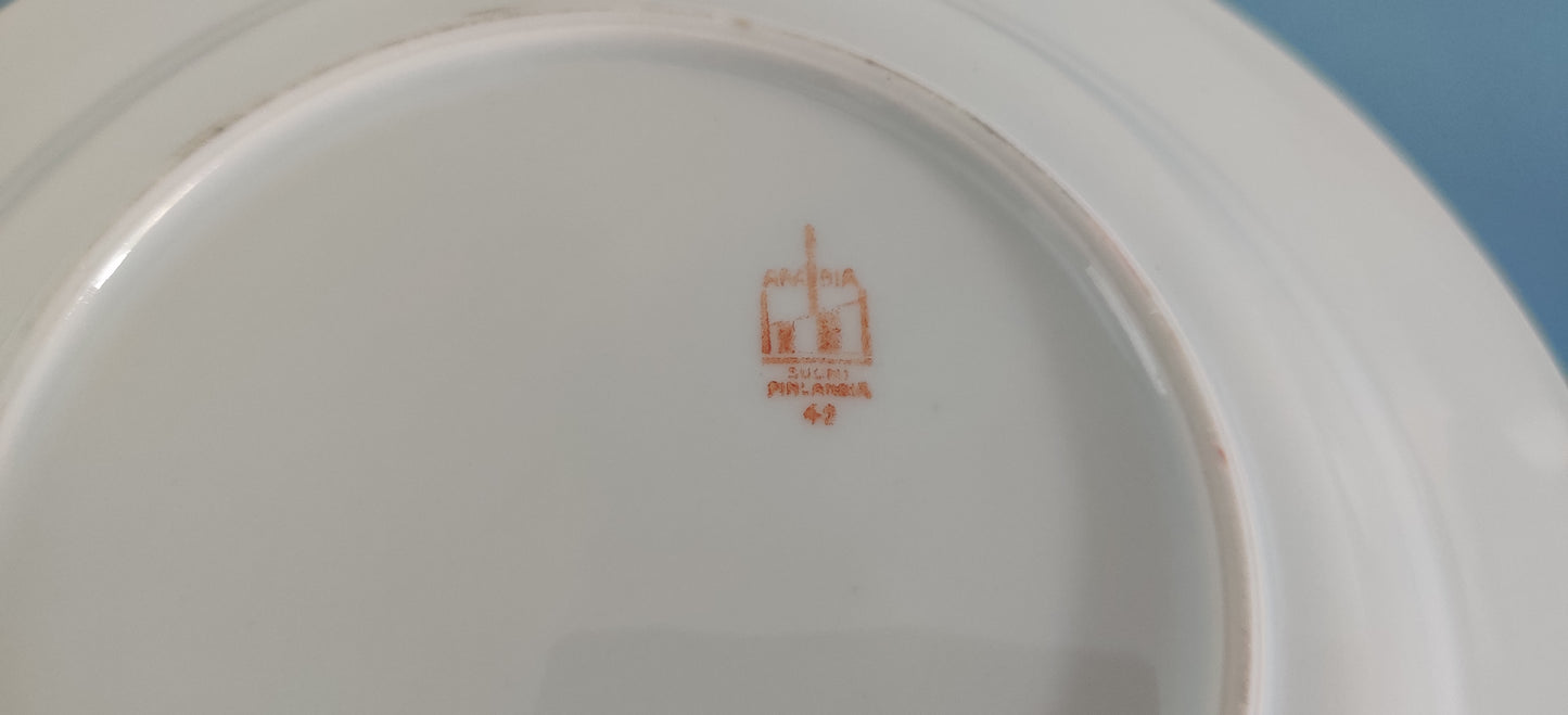 Arabia 6723 Keittolautanen (3kpl, 1939-1944, Reinhard Richter)