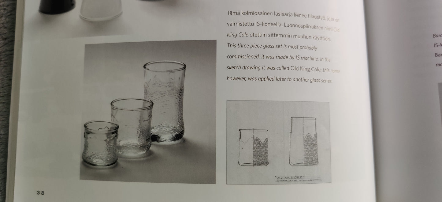 Riihimäen Lasi - Juomalasi (5kpl, 3dl, Erkkitapio Siiroinen)