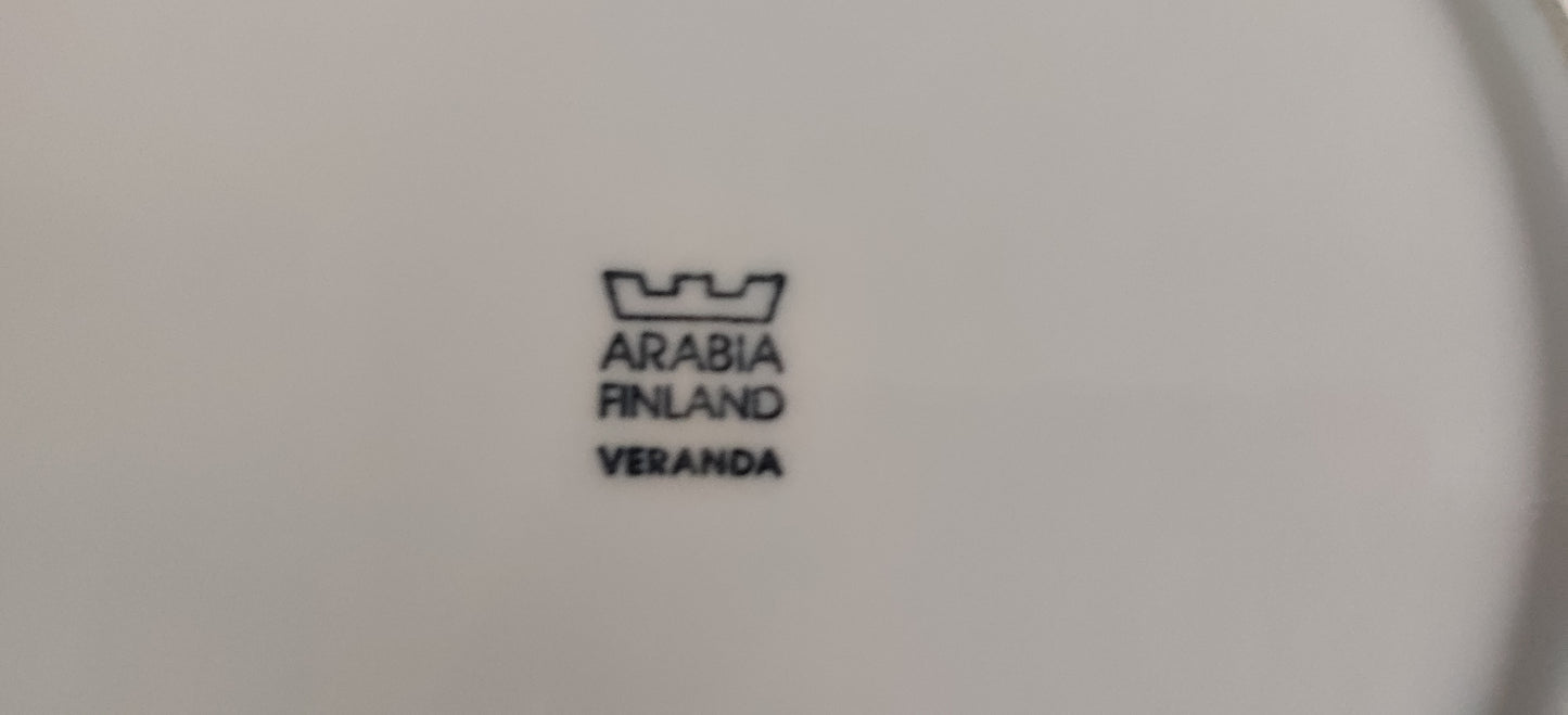 Arabia Veranda Ruokalautanen (6kpl, 1997-2003, Inkeri Leivo)