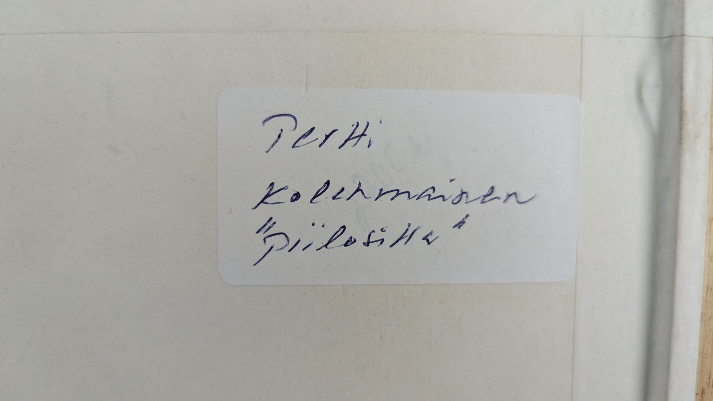 Pertti Kolehmainen - Piilosilla (Sign. Grafiikka 1996)
