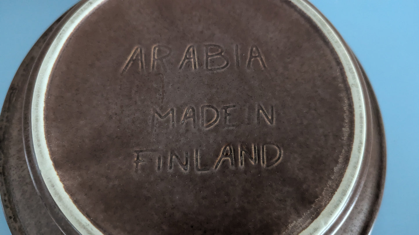 Arabia Ruska Tuhkakuppi / Tuhka-astia (ISO, Halkaisija: 25.3cm, Ulla Procope)