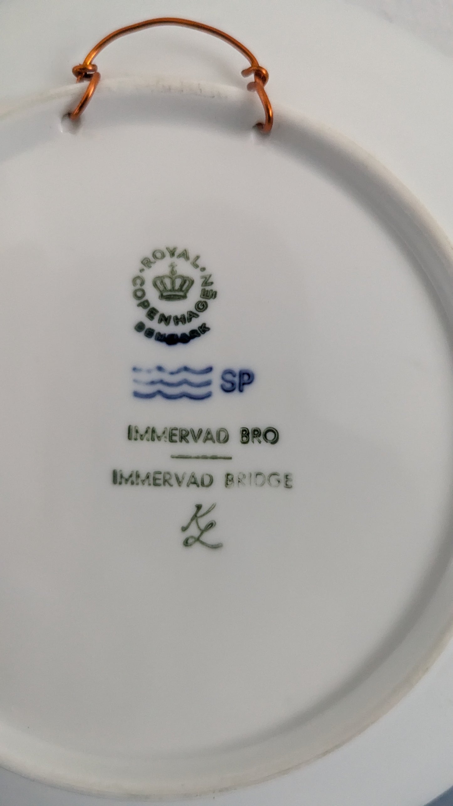 Royal Copenhagen - Immervad Bridge Joululautanen 1977 (Kaj Lange)