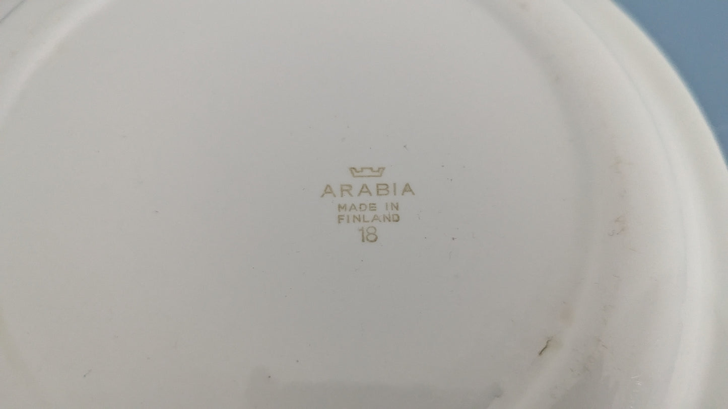 Arabia Urpo Ruokalautanen (3kpl, 1956-1972, Raija Uosikkinen)