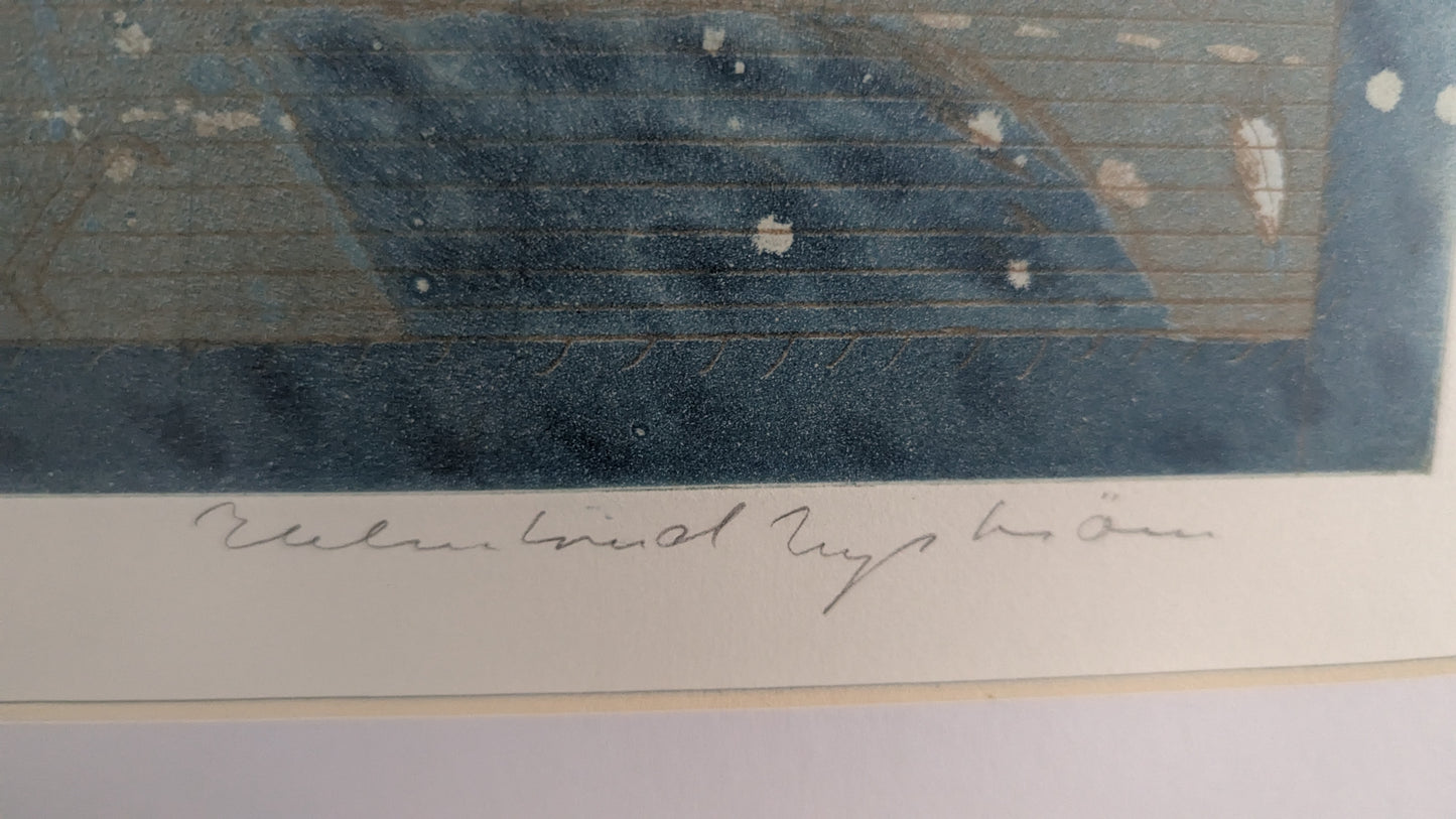 Helmtrud Nyström - Signeerattu Grafiikka