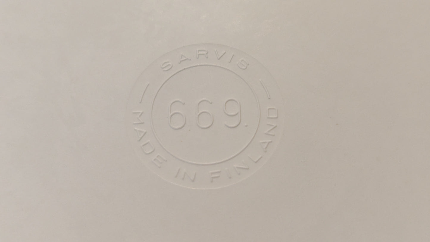 Sarvis Oy - 669 Keittolautanen (8kpl, Valkoinen)