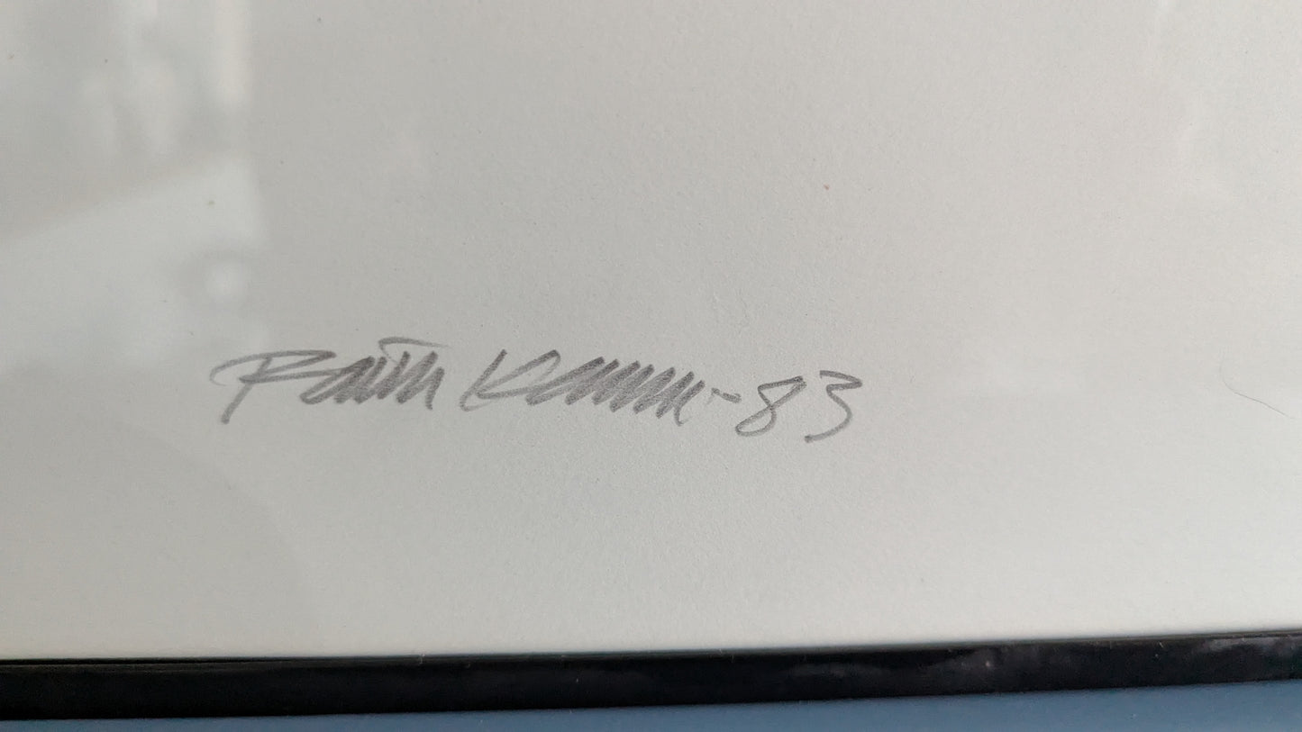 Raimo Kanerva - Pieni Tontti (Signeerattu Litografia 1983)