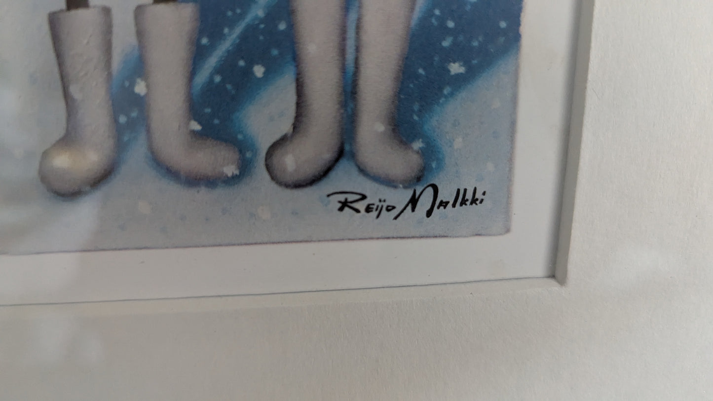 Reijo Malkki - Signeerattu Grafiikka