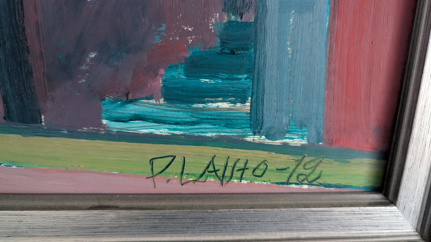 Pekka Laiho - Signeerattu Öljyvärimaalaus (2012)