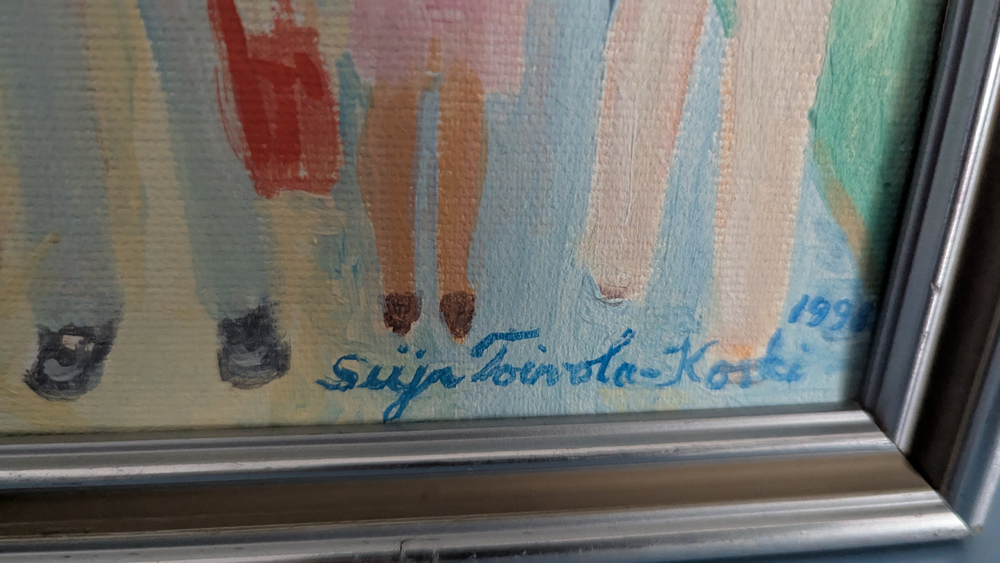 Seija Toivola-Koski - Signeerattu Öljyvärimaalaus (1998)