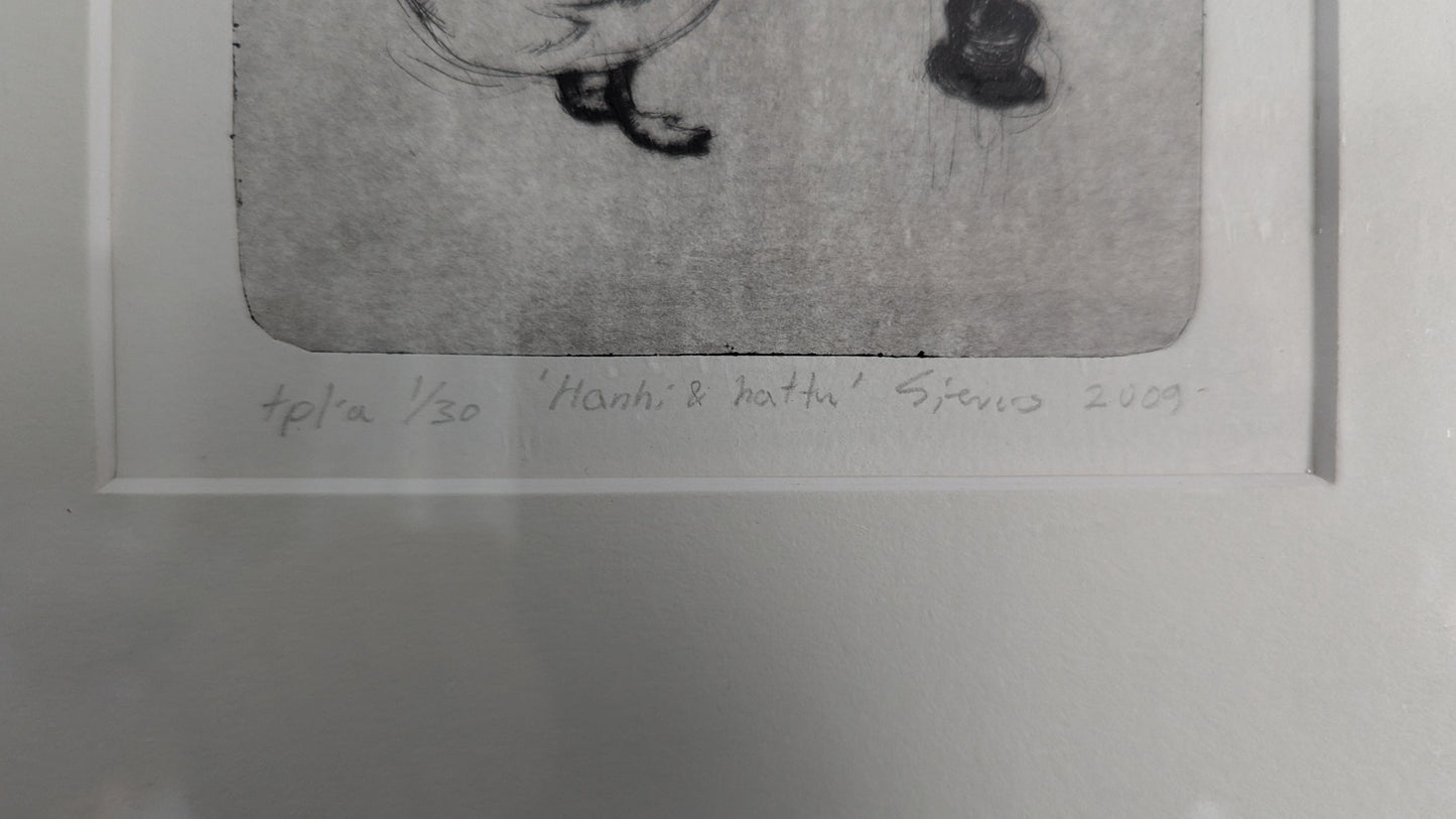 Joel Sievers - Hanhi & Hattu (Signeerattu Grafiikka, 2009)