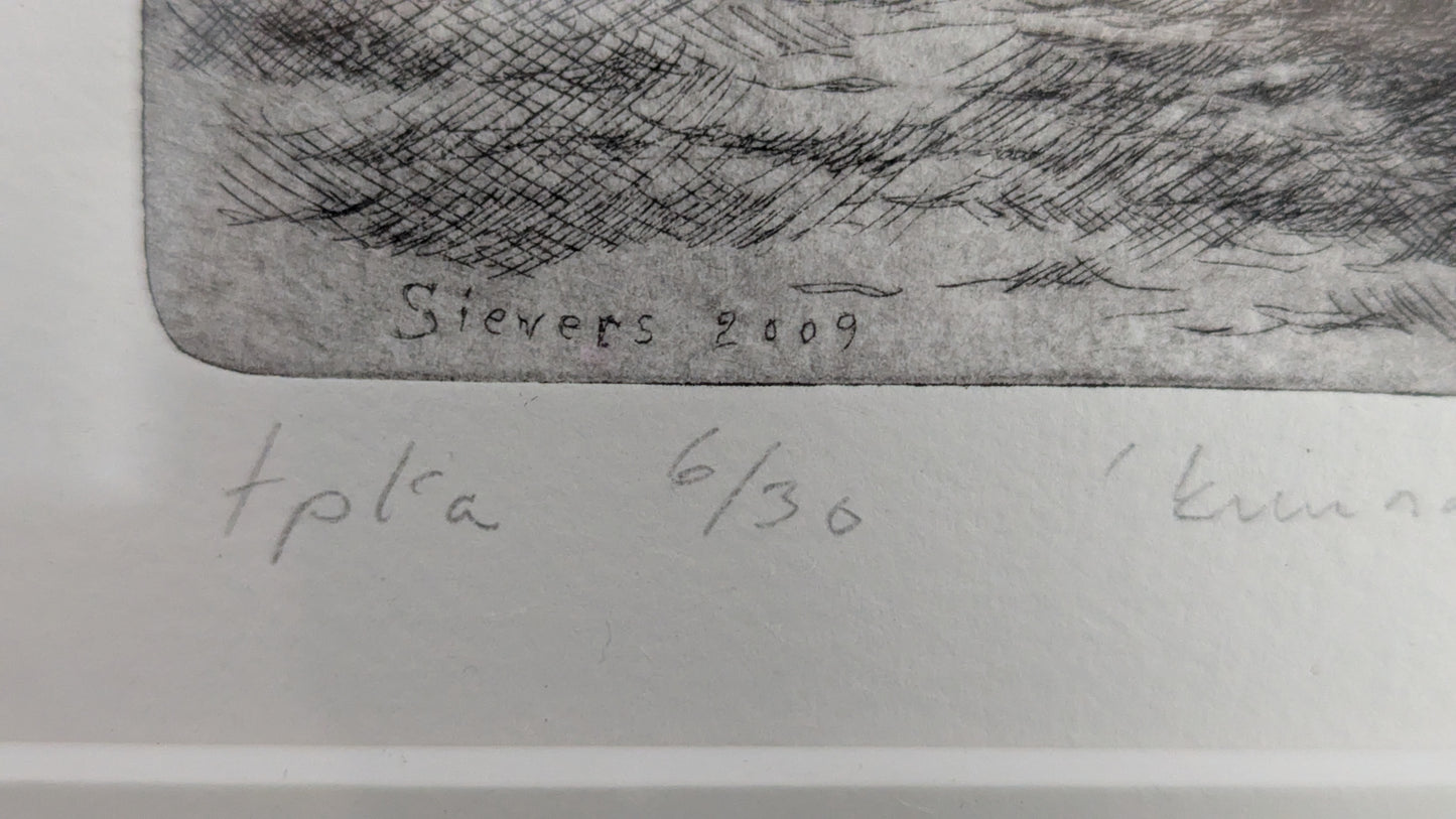 Joel Sievers - Kuunari (Signeerattu Grafiikka, 2009)
