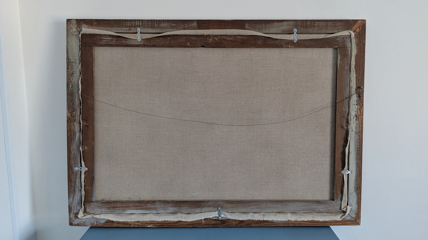 Iso Öljyvärimaalaus Kankaalle (Korkeus: 70.5cm, Leveys: 100.5cm)