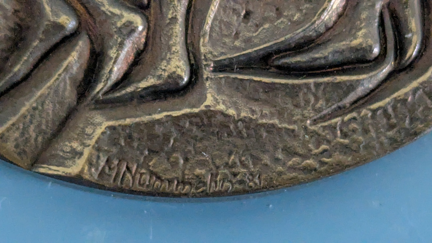 Kultateollisuus - Helsinki City Marathon Pöytämitali (1981, Matti Nummelin)