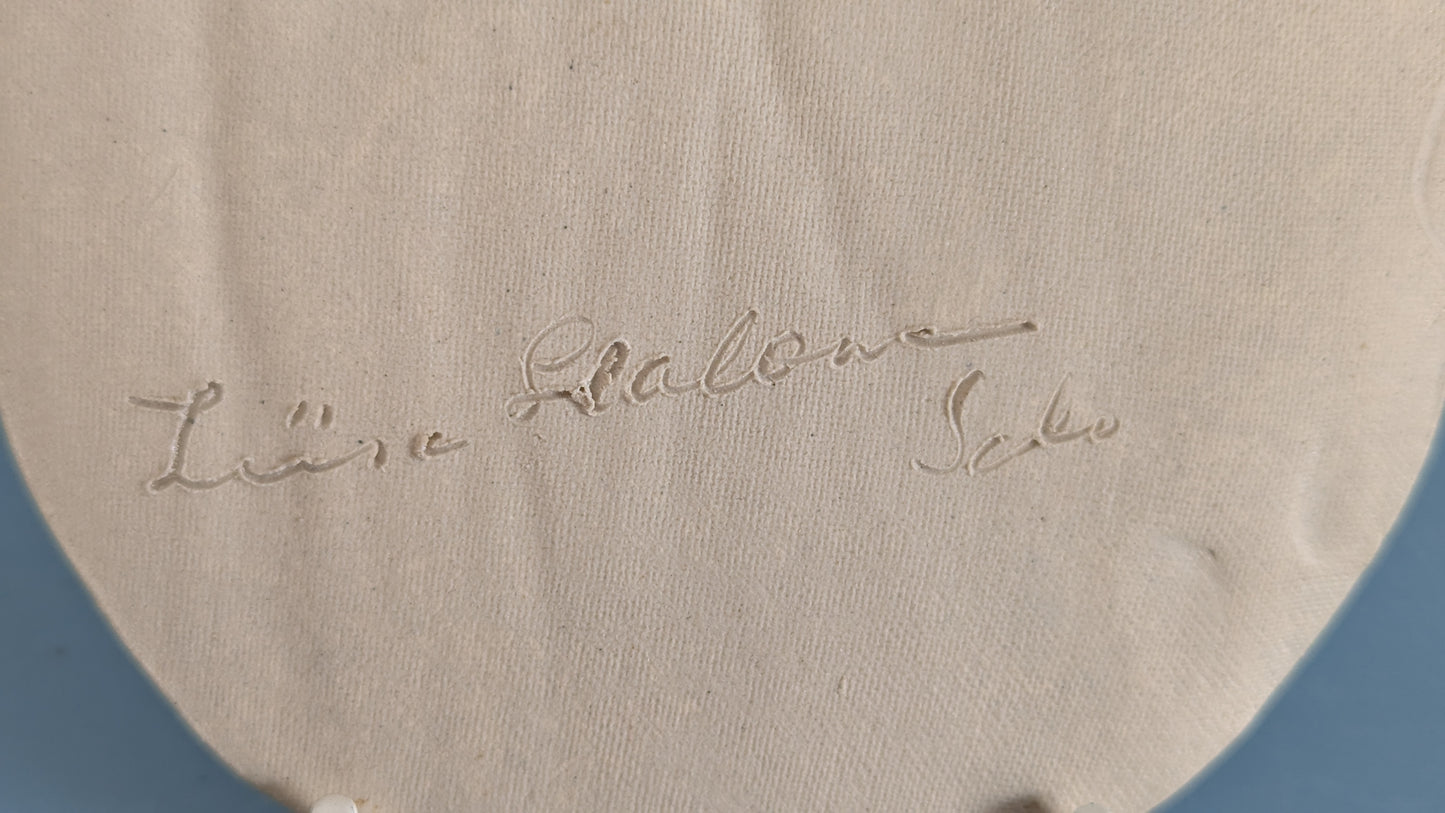 Liisa Halonen - Seinälaatta (Signeerattu, Salo)