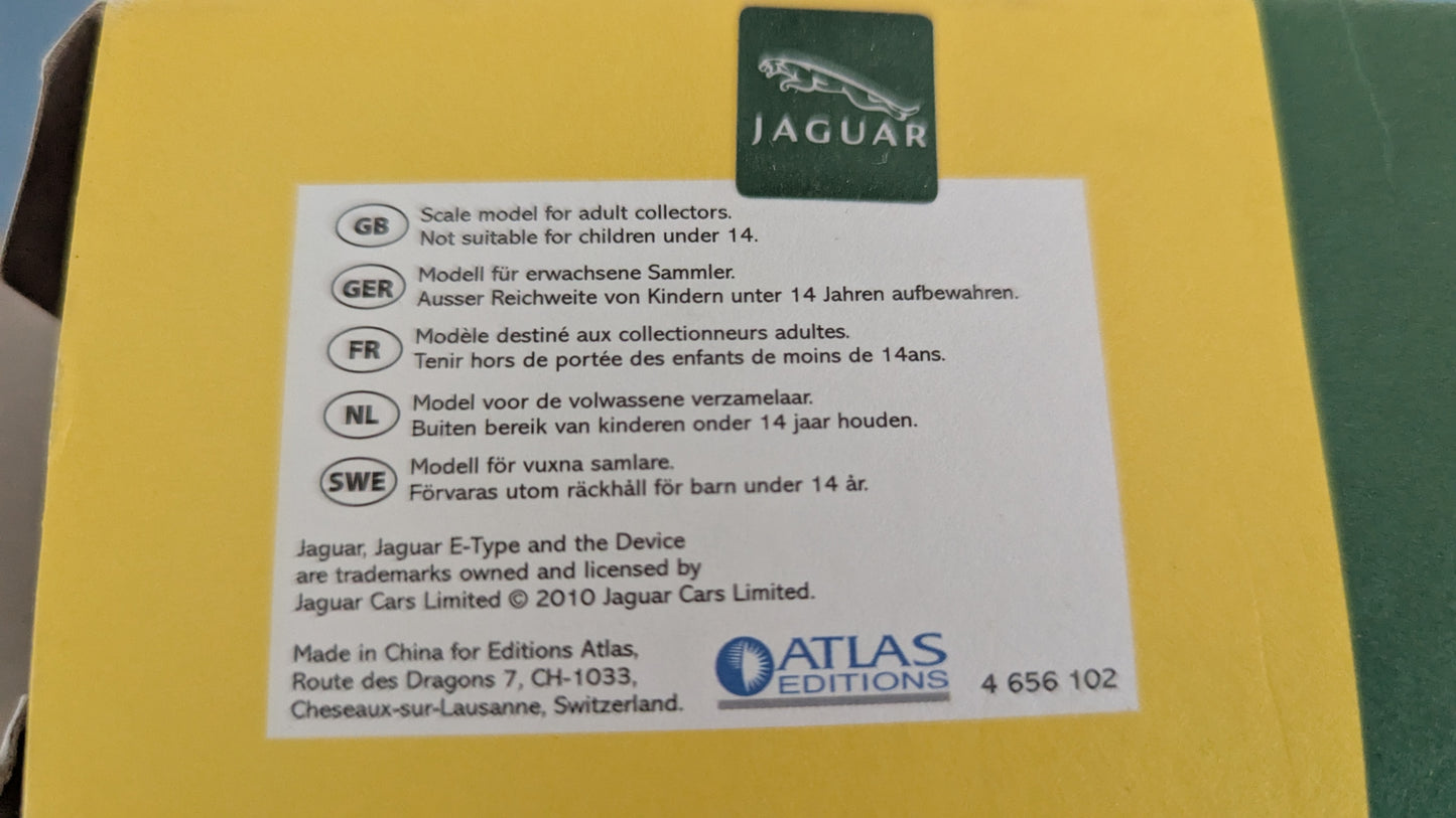 Atlas Editions - Jaguar E-Type (2010, Classic Sports Cars)
