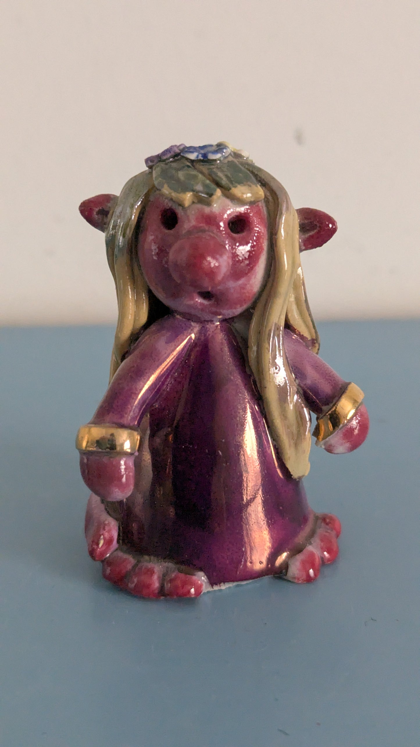 Falco - Seppelepäinen Peikko Figuuri (1946-1956, Signeerattu, NK)