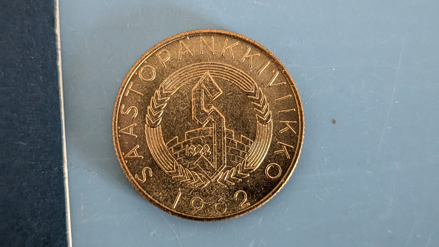 Säästöpankkiviikko 1962 - P.E. Svinhufvud Mitali (Turun Työväen Säästöpankki)