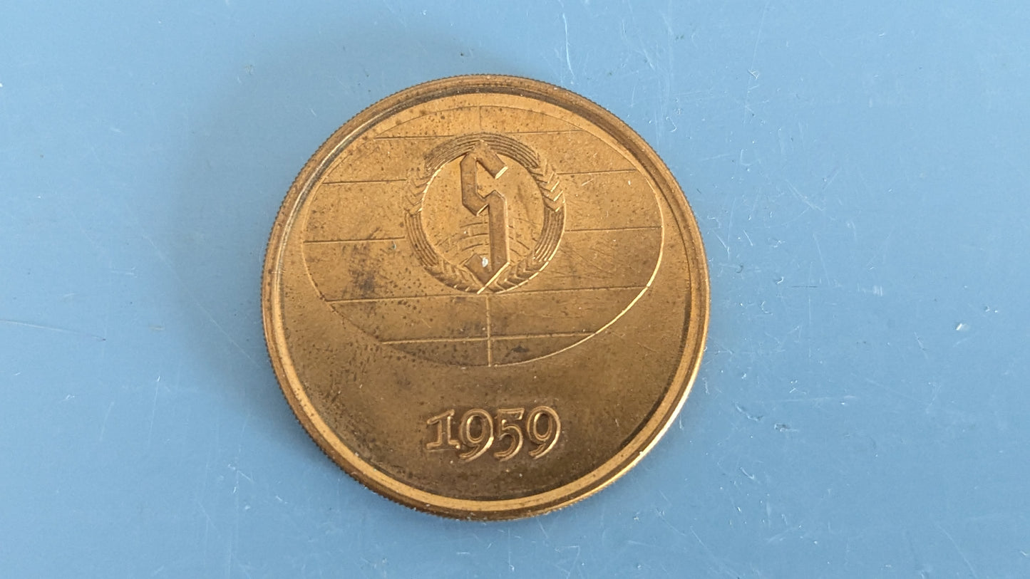 Säästöpankkiviikko 1959 - J.W. Snellman Mitali