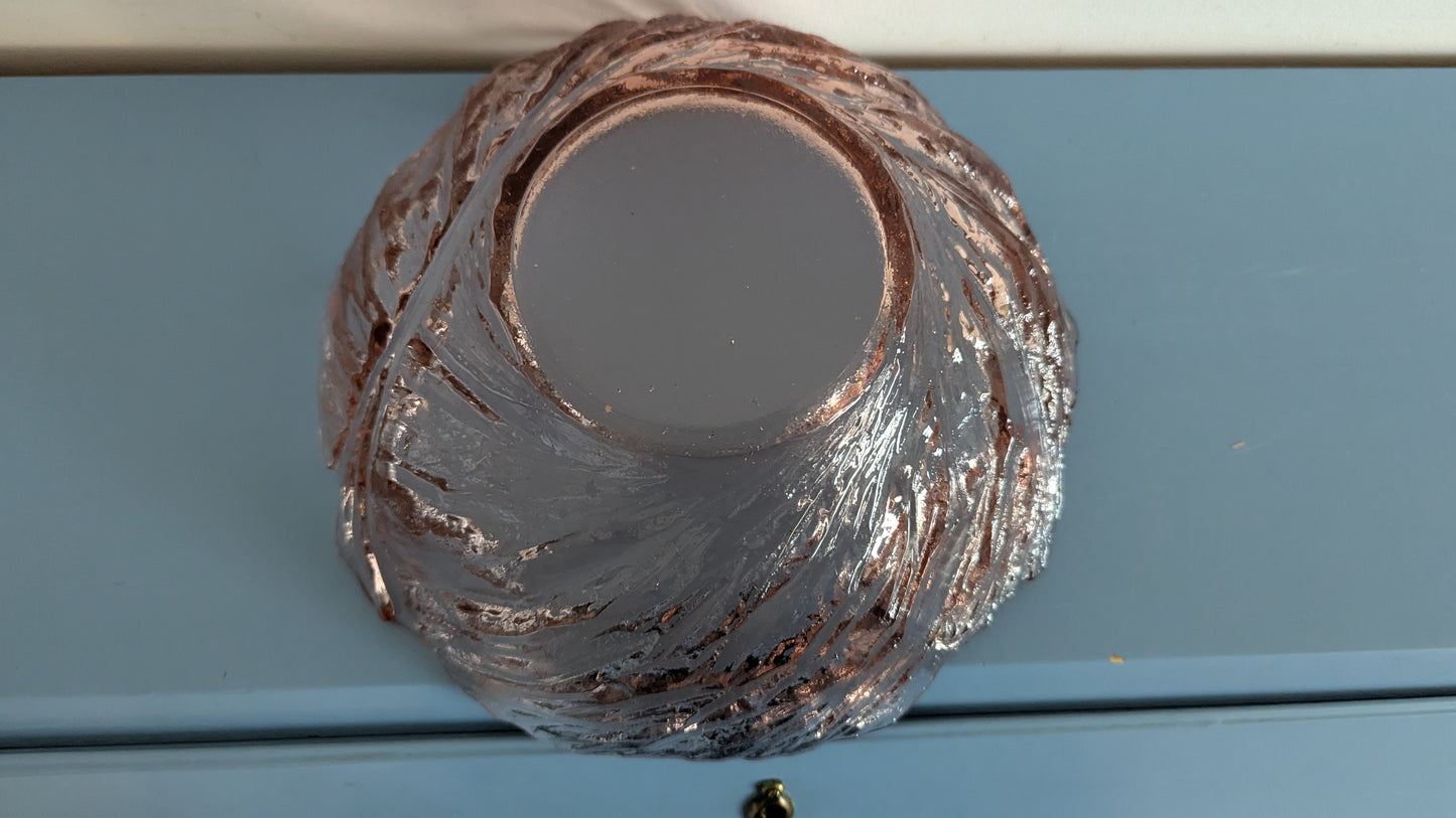 Riihimäen Lasi Ultra Kulho / Tarjoilukulho (1985-1988, Pertti Kallioinen)