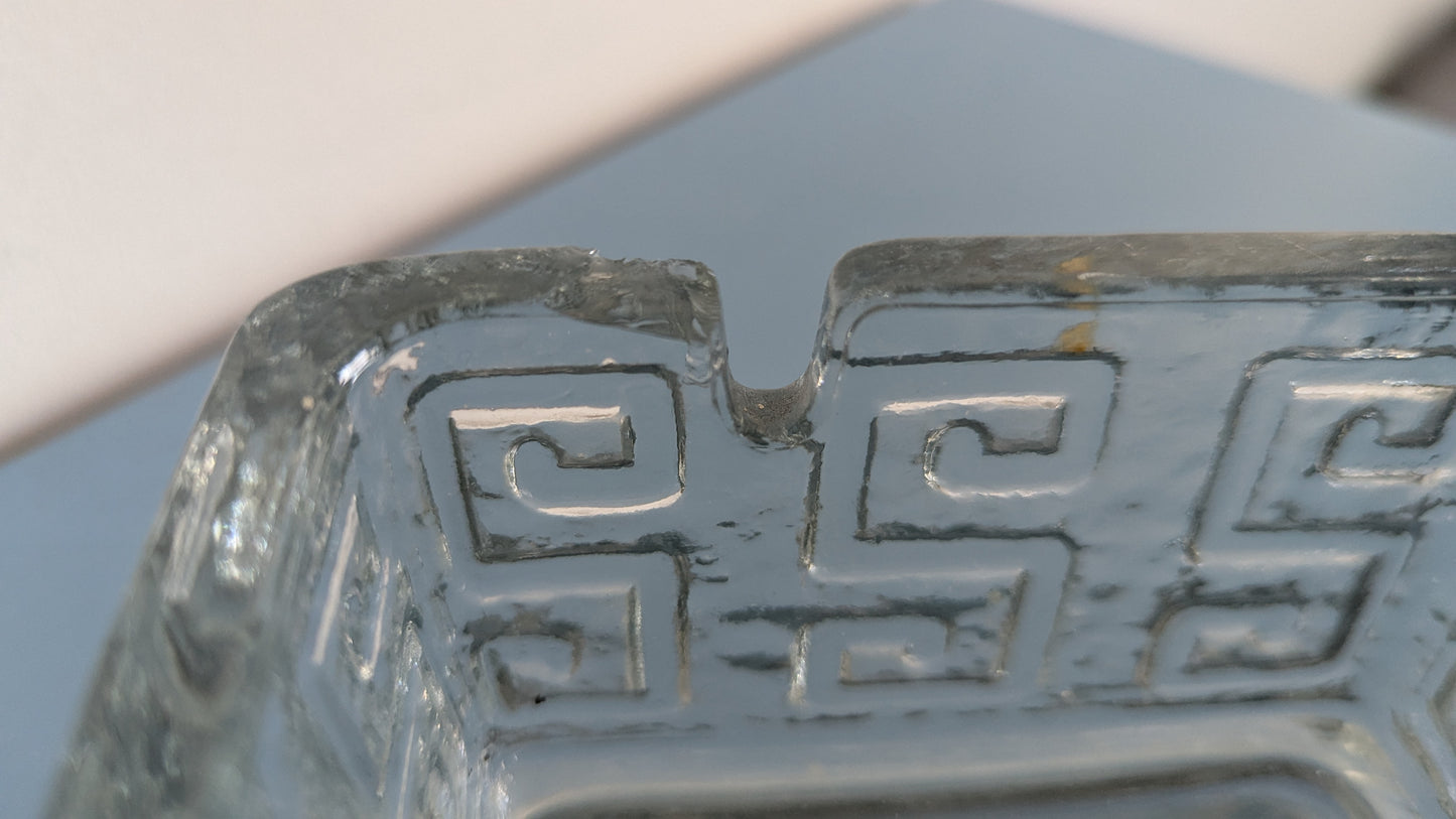 Riihimäen Lasi - Taalari Tuhka-astia (1968-1975, Tamara Aladin)