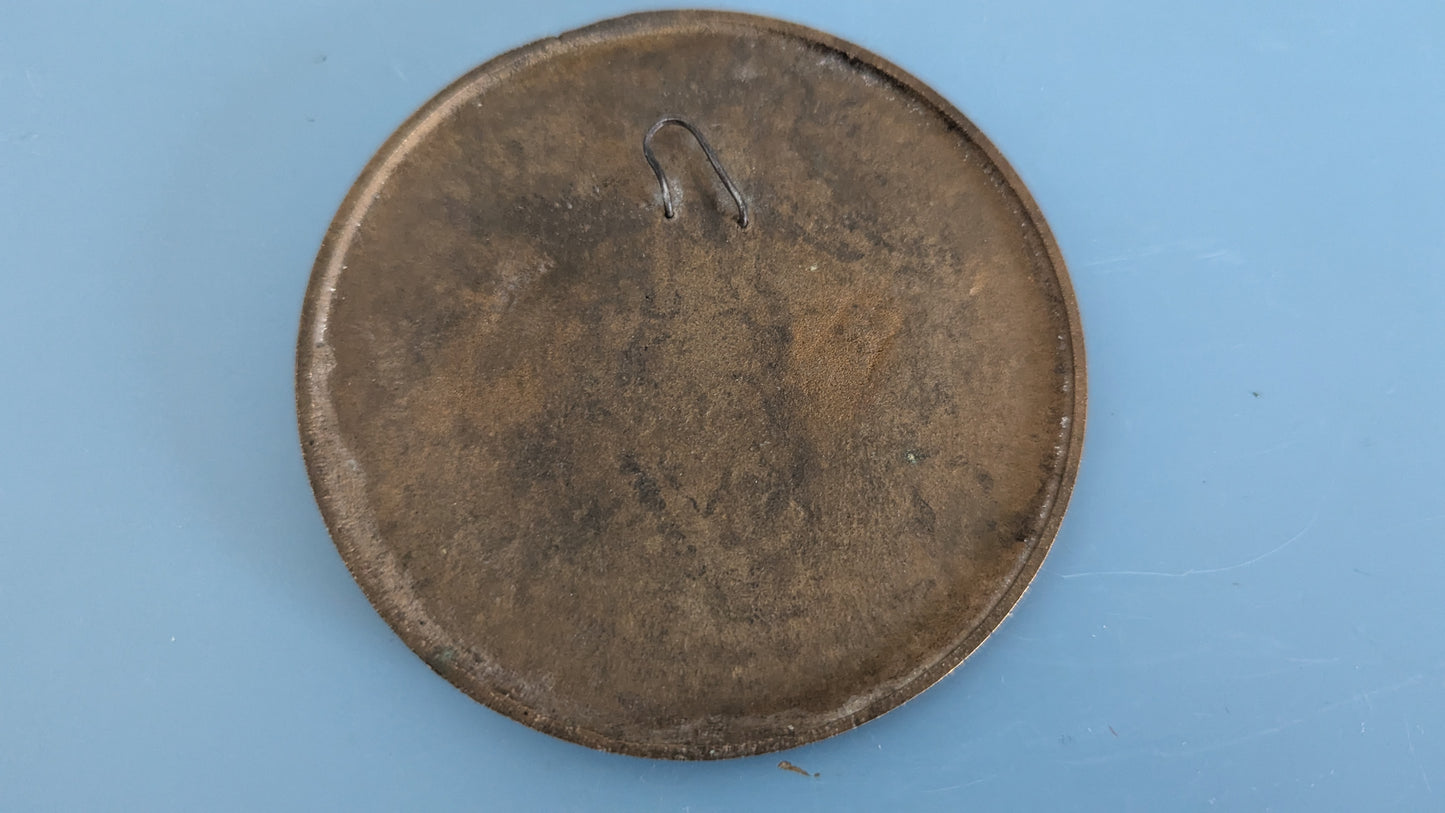 Lappland / Lappi Aiheinen Metallinen Reliefi (Halkaisija: 10.3cm)