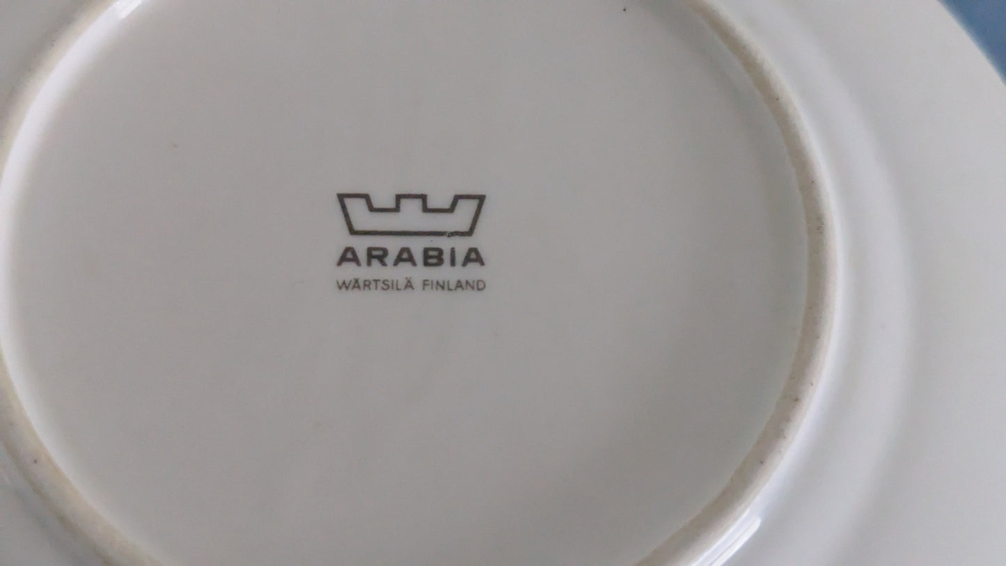 Arabia Loviisa Leivoslautanen / Leipälautanen (7kpl, 1970-luku)