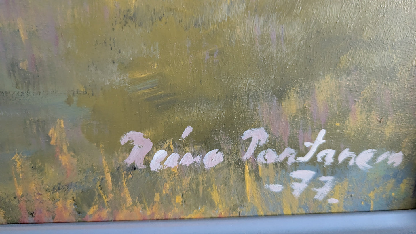 Reino Partanen - Signeerattu Öljyvärimaalaus (1977)