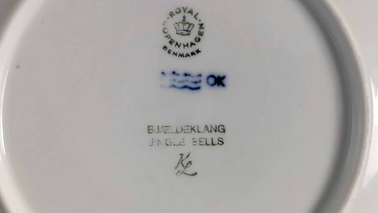 Royal Copenhagen - Jingle Bells Joululautanen 1984 (Kaj Lange)