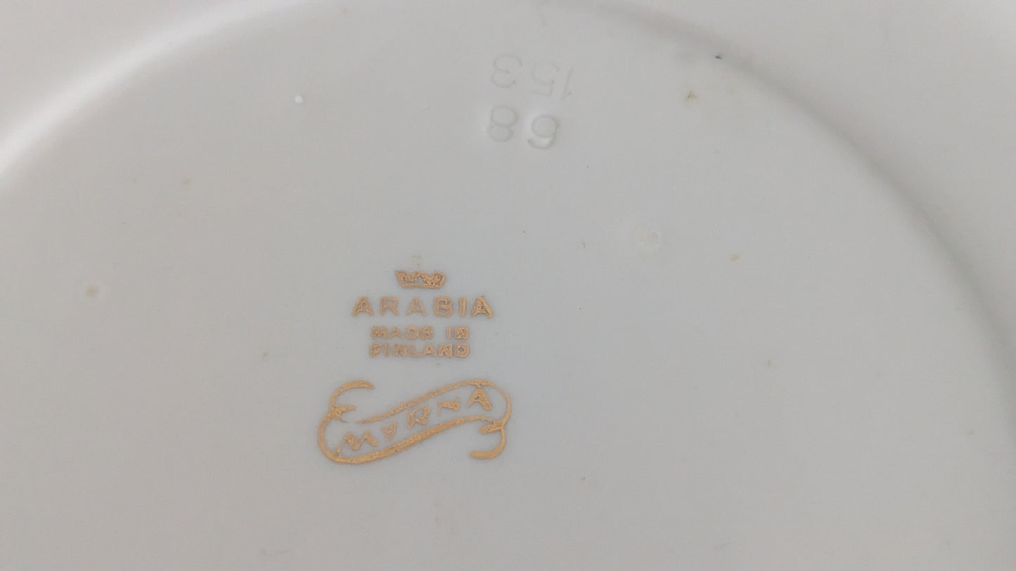 Arabia Myrna Tarjoilulautanen (1937-2005, Olga Osol)