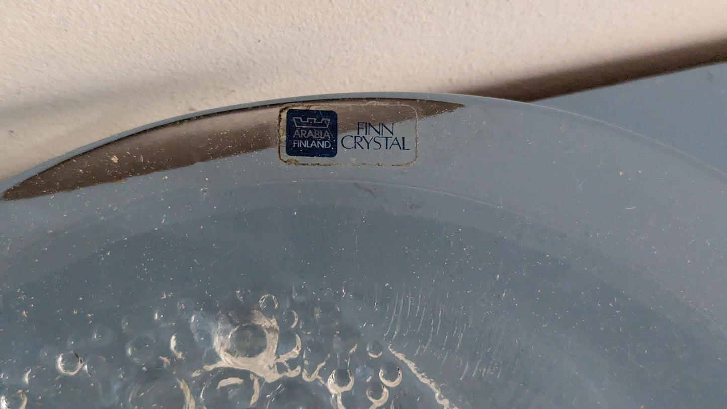 Nuutajärvi Pioni Salaattilautanen / Alkuruokalautanen (2kpl, Oiva Toikka)