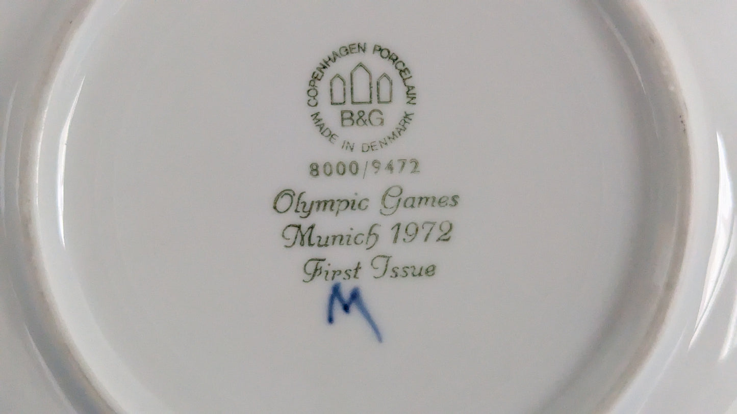 Bing & Grondahl - Olympiade Munchen 1972 Seinälautanen