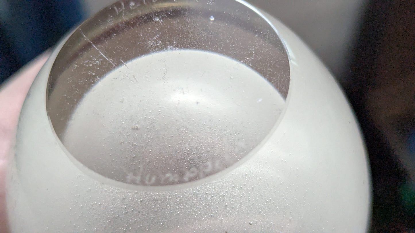 Humppila Taidelasimaljakko / Maljakko (1960-luku, Sign. Mikko Helander)