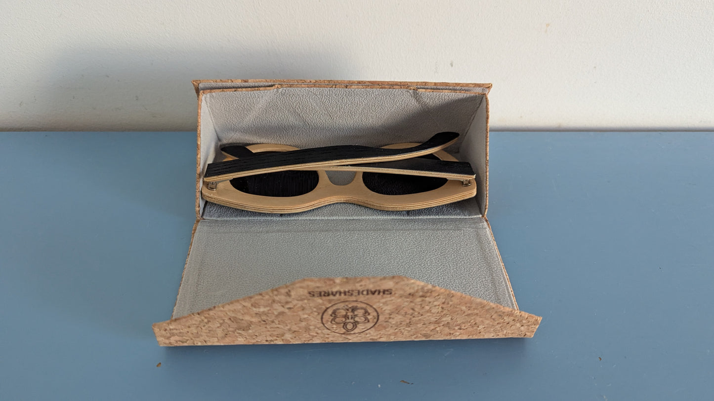 Shadeshares - Kiboko Aurinkolasit (Valmistettu Koivusta, Pidempi Sanka)