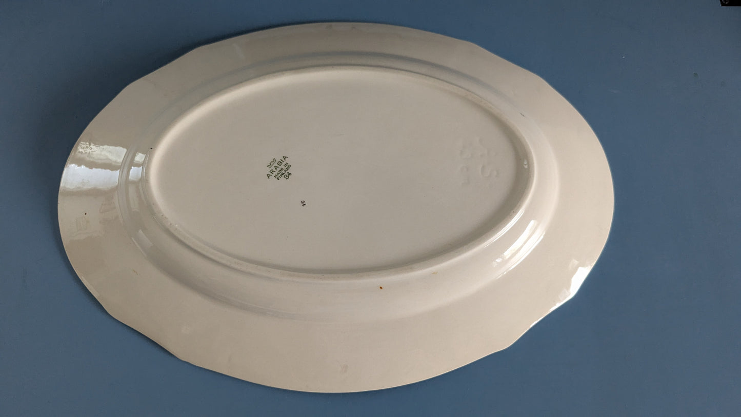 Arabia Martta Tarjoiluvati / Vati (ISO, Pituus: 42.5cm, 1942-1954)