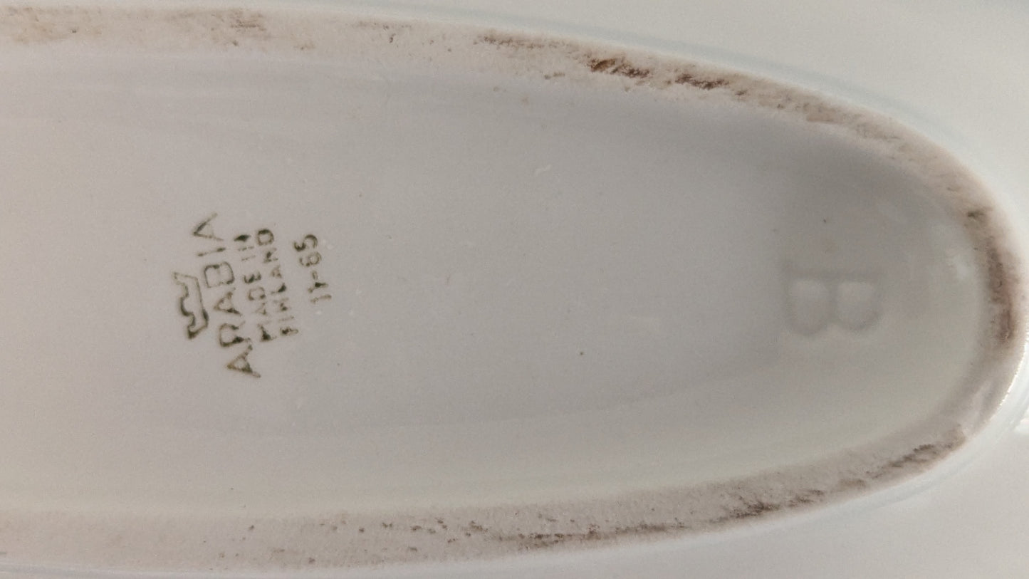 Arabia Platina Sillivati / Tarjoiluvati (1957-1973, Raija Uosikkinen)