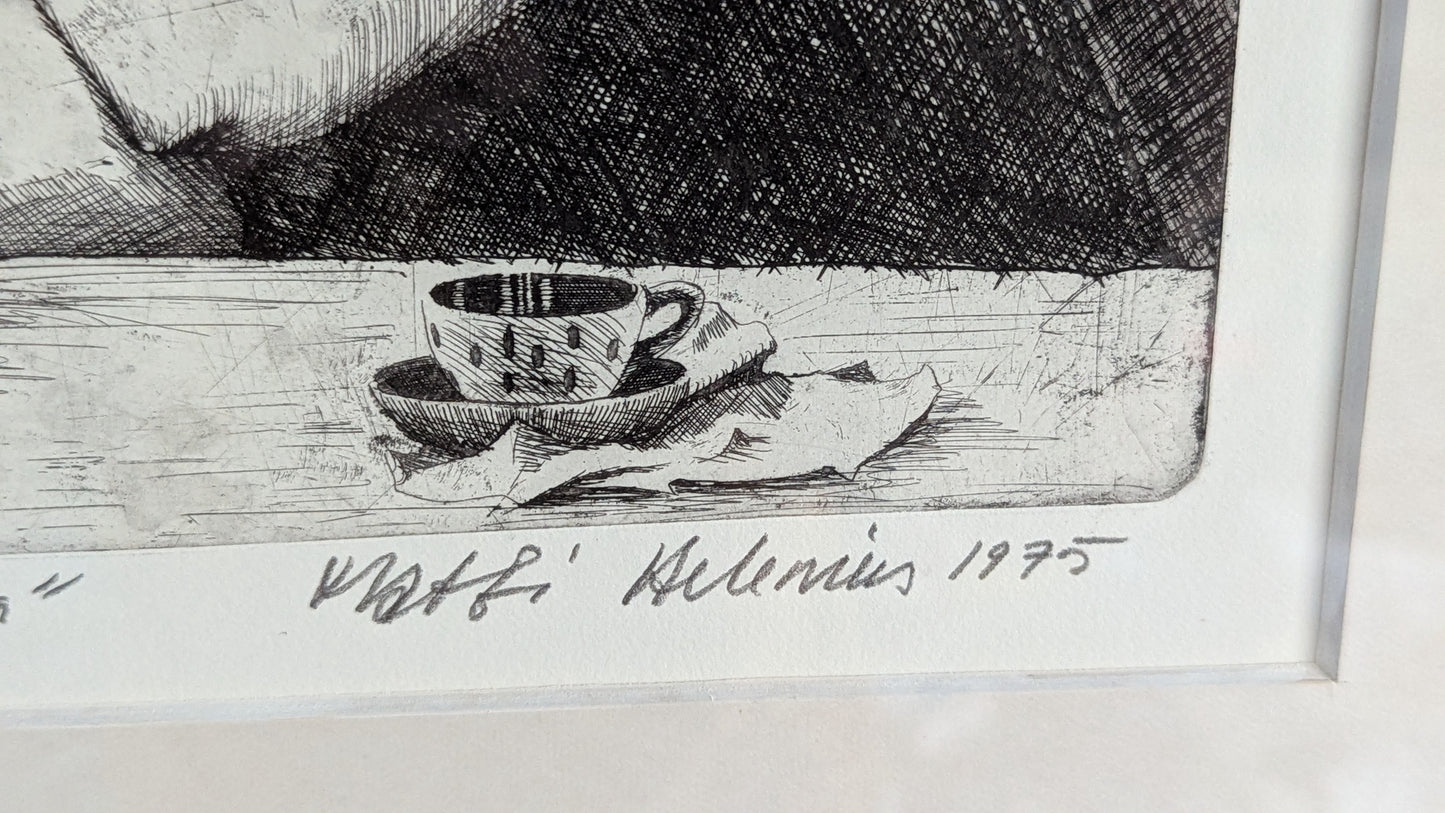 Matti Helenius - Kahden Kauppa (Signeerattu Etsaus 1975)