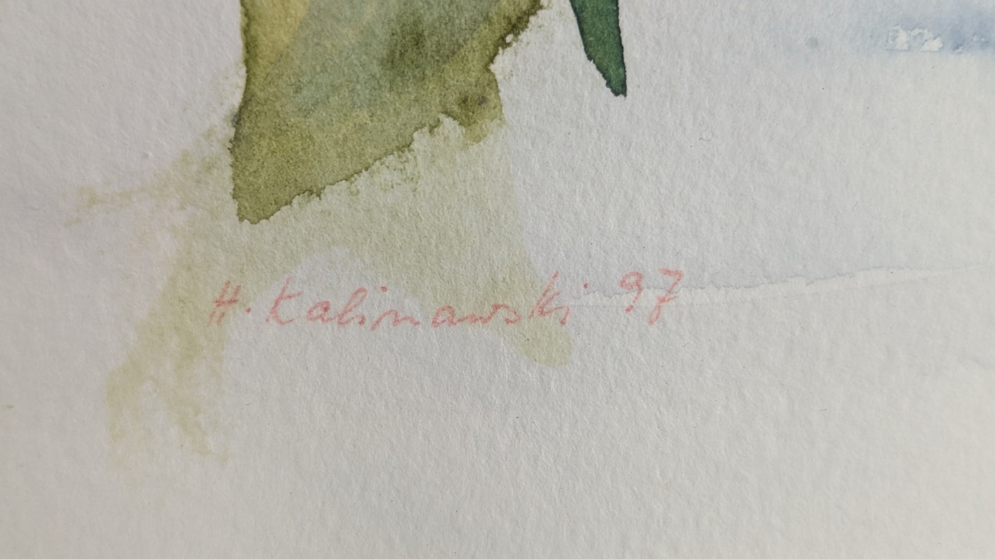 H. Kalimanski - Signeerattu Akvarellimaalaus (1997)