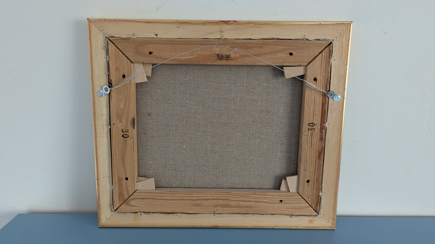 Vesa Turunen - Signeerattu Öljyvärimaalaus (1988)