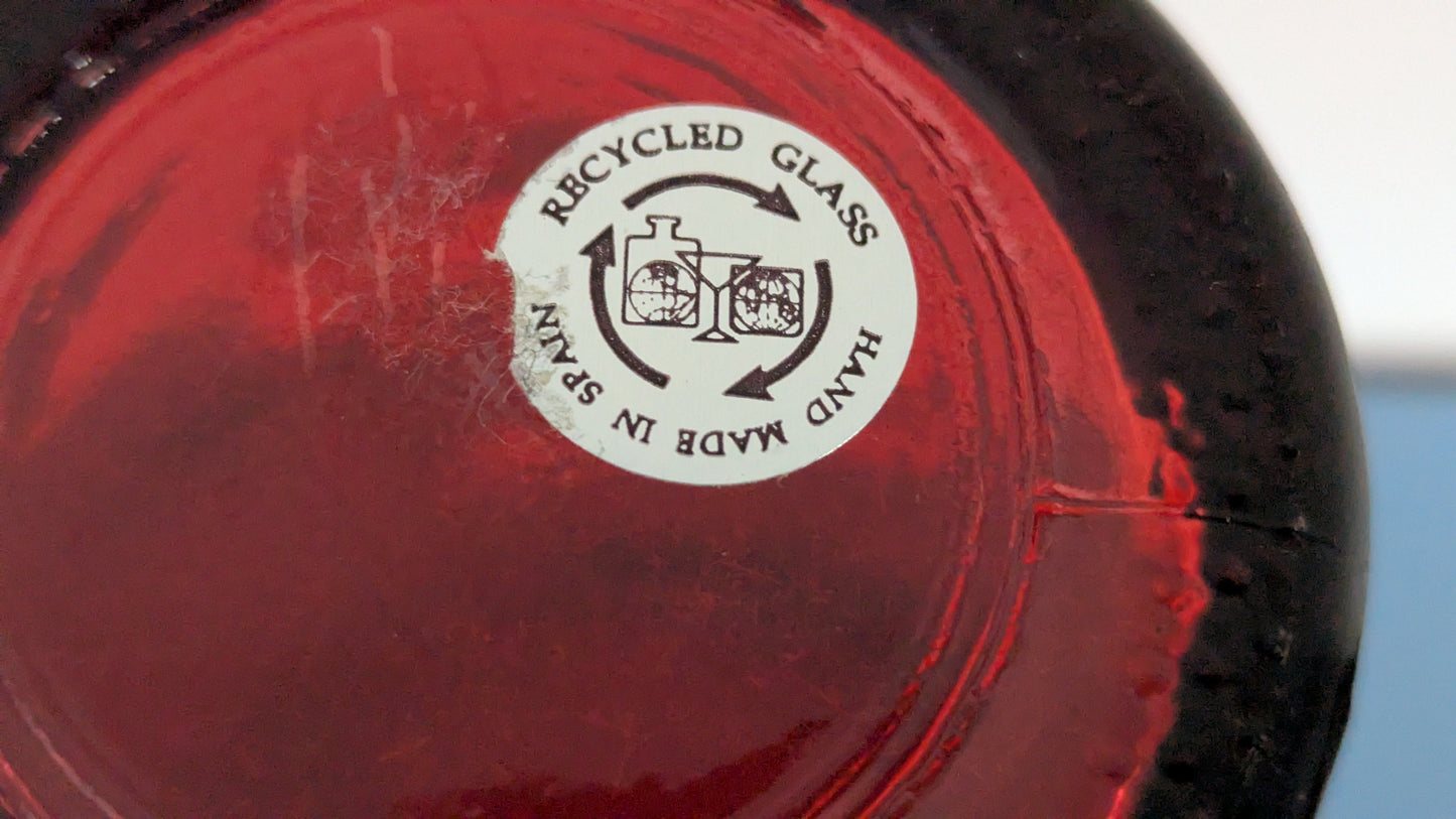 Vidrios San Miguel - Rubiininpunainen Pullo