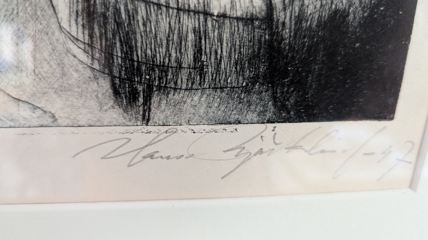 Hans Björklind - Signeerattu Grafiikka (1947, 5/30)