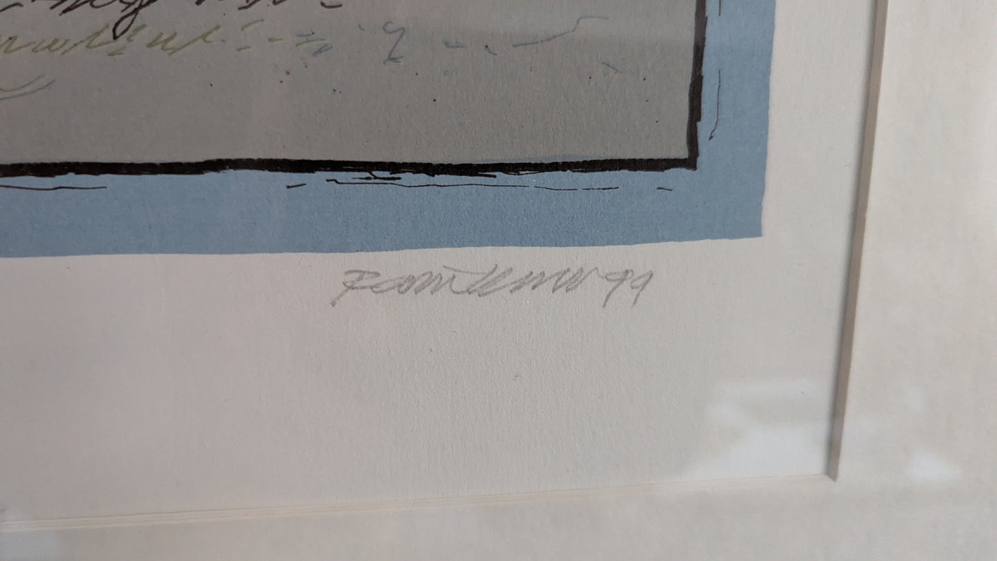 Raimo Kanerva - Usva Nousee (Signeerattu Grafiikka 1999)