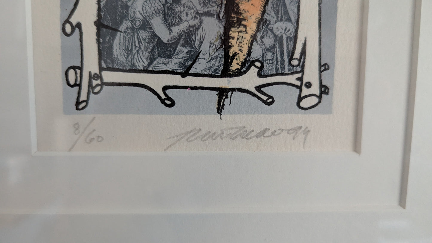 Raimo Kanerva - Signeerattu Grafiikka (8/60, 1994)