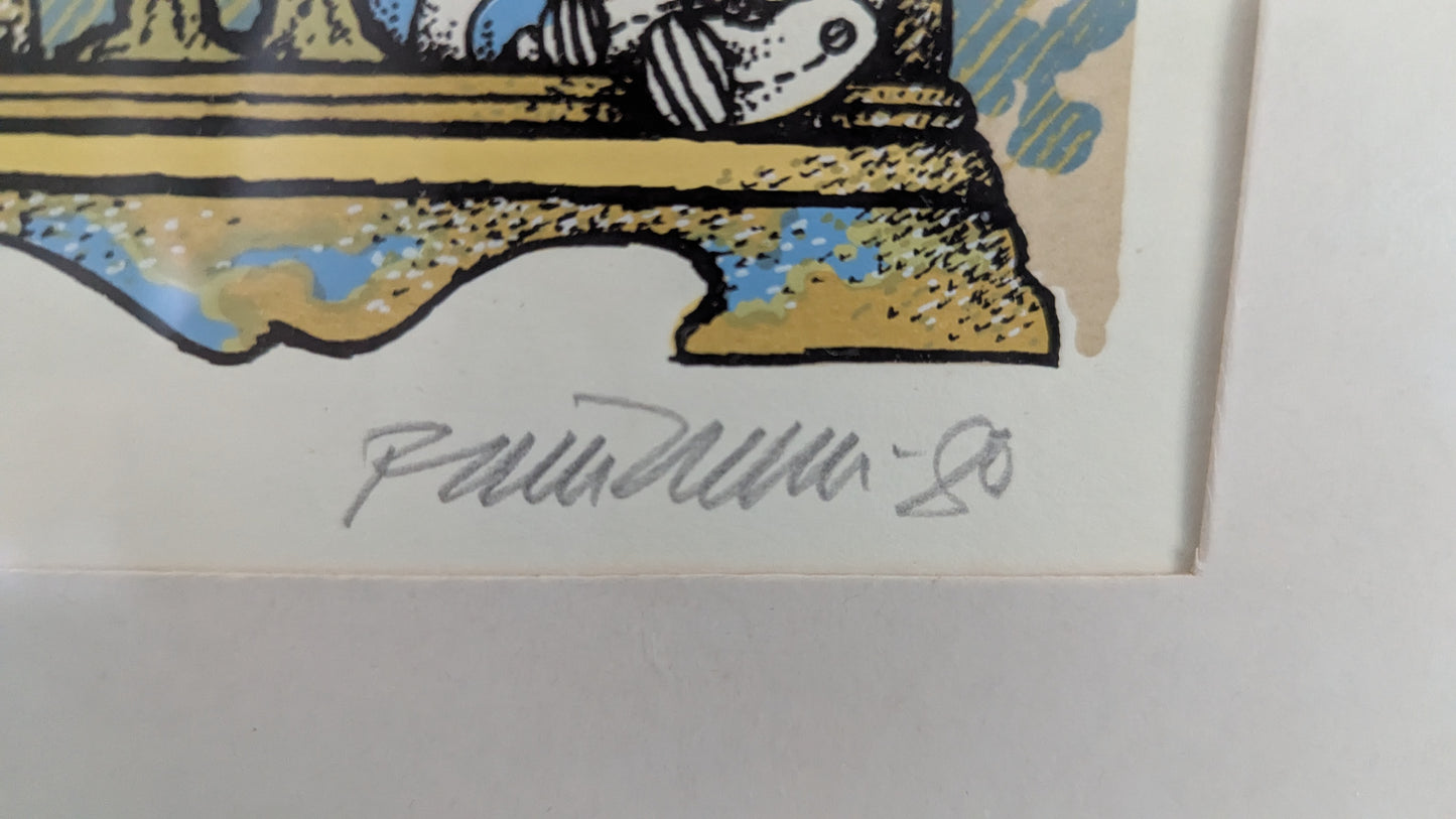 Raimo Kanerva - Signeerattu Grafiikka 1980 (168/350)