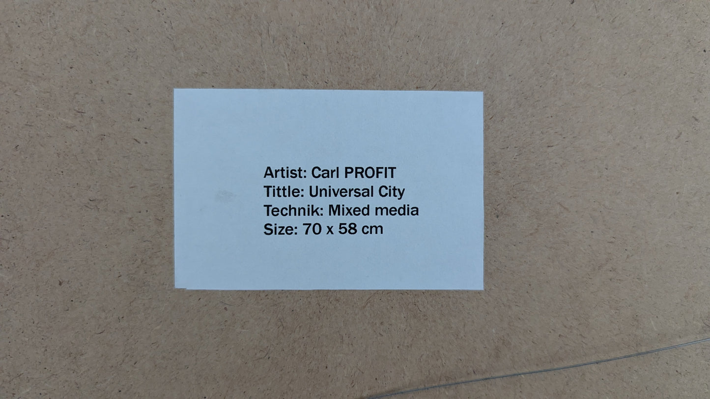 Carl Profit - Universal City (Signeerattu Sekatekniikka)